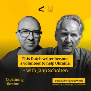 Protect Ukraine co-founder Jaap Scholten interviewed by ambassador Volodymyr Yermolenko for the UkraineWorld podcast.