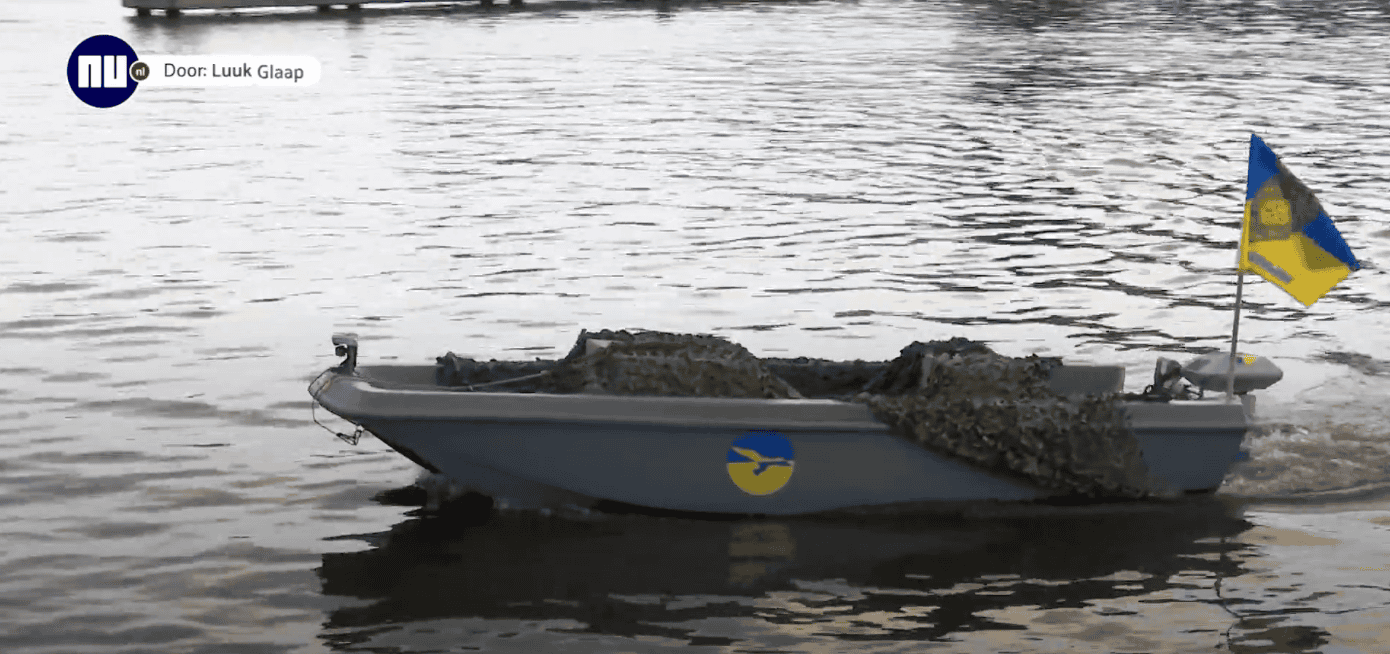 Specialised maritime drone (aquadrone) developed by Protect Ukraine for naval reconnaissance and defence.
